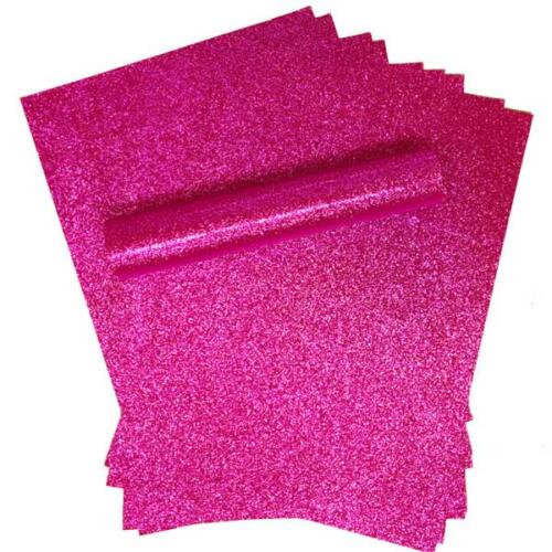 Glimmerpapir - pinkfarvet / fuchsia
